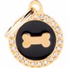 Myfamily-Glam-Strass-Bein-ID-merke-sort-gull.jpg Myfamily Glam Strass Bein ID-merke sort-gull