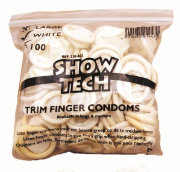 Fingerbeskyttelse for Trimming Fingerkondom