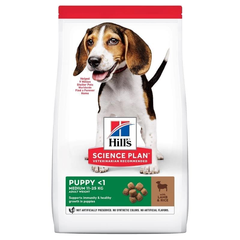 Hill`s Puppy Medium Lamb and Rice