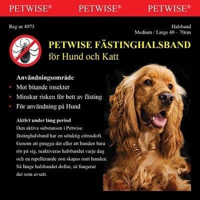 Petwise flåtthalsbånd 40-70 cm