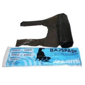 Hundepose Ozami med knytehåndtak 50stk