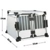 Trixie Aluminium Bilbur dobbelt Trixie Aluminium Bilbur dobbelt
