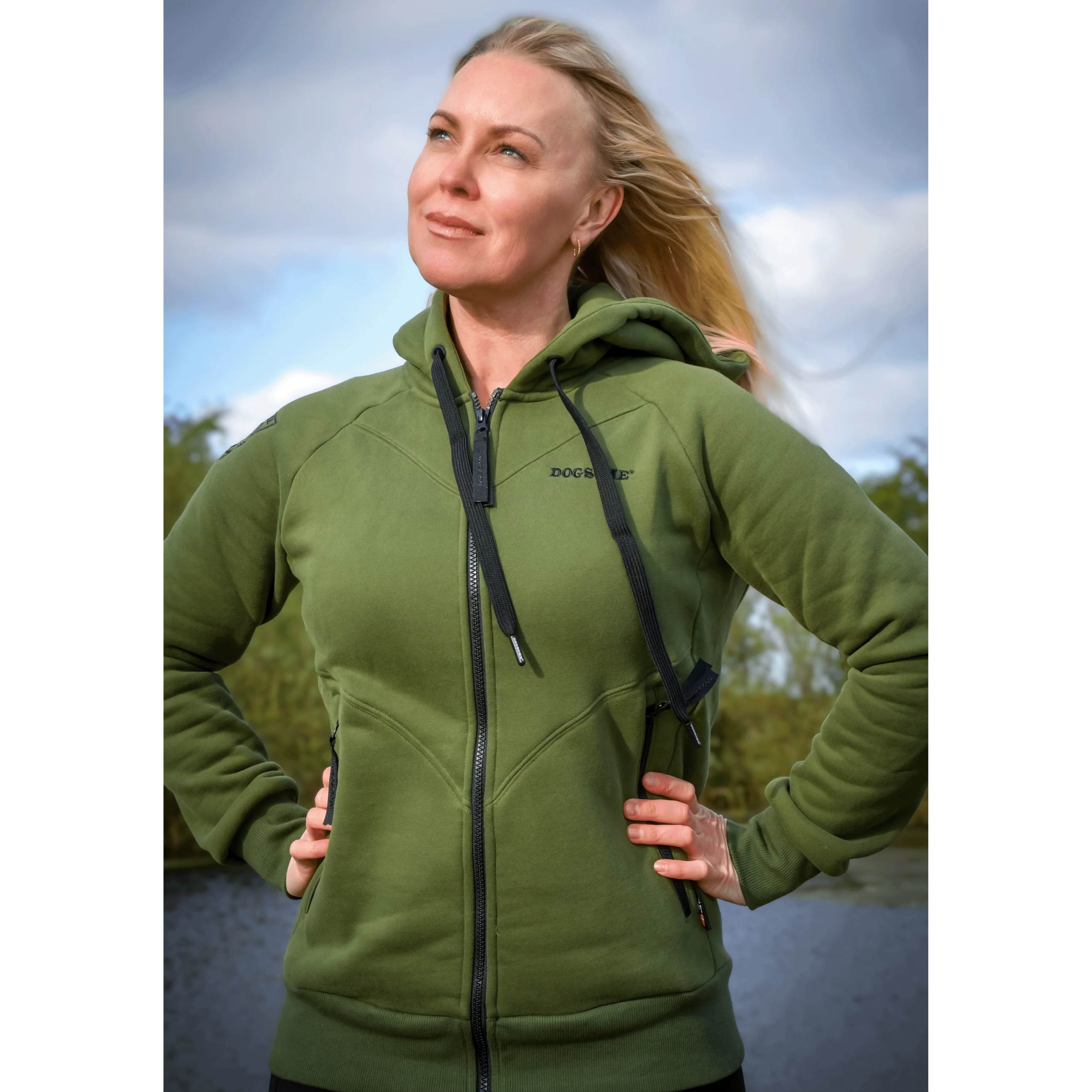Dogsome Biathlon Sports Hoodie Dame
