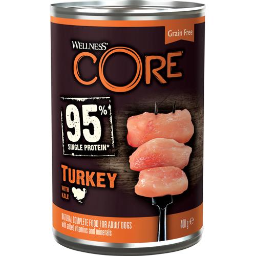 CORE 95 Kalkun med grønnkål 6 x 400g