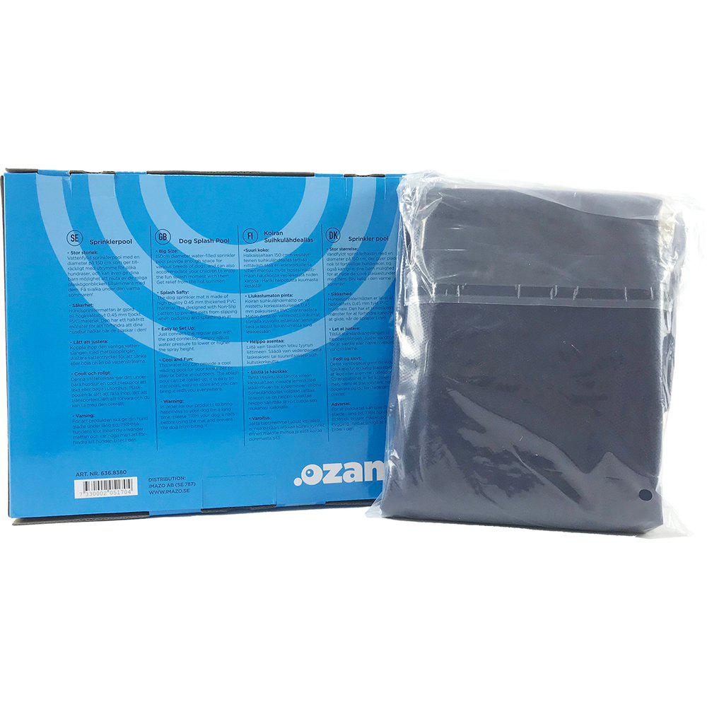 Ozami Dog Splash Pool Fontenematte Sprinklerbasseng Hund ø 150 cm