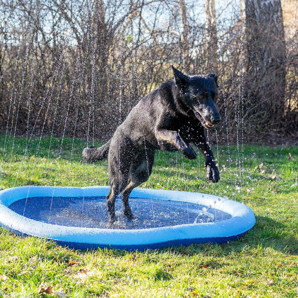 Ozami Dog Splash Pool Fontenematte Sprinklerbasseng Hund ø 150 cm