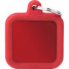 MyFamily Hushtag Firkant ID Tag-Aluminium med plast kant MyFamily Hushtag Firkant ID Tag-Aluminium med plast kant