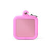 MyFamily Hushtag Firkant ID Tag-Aluminium med plast kant MyFamily Hushtag Firkant ID Tag-Aluminium med plast kant