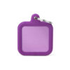 MyFamily Hushtag Firkant ID Tag-Aluminium med plast kant MyFamily Hushtag Firkant ID Tag-Aluminium med plast kant