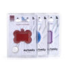MyFamily Hushtag Hjerte ID Tag-Aluminium med plast kant MyFamily Hushtag Hjerte ID Tag-Aluminium med plast kant