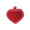 MyFamily Hushtag Hjerte ID Tag-Aluminium med plast kant MyFamily Hushtag Hjerte ID Tag-Aluminium med plast kant