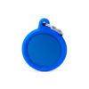 MyFamily Hushtag Sirkel ID Tag-Aluminium med plast kant MyFamily Hushtag Sirkel ID Tag-Aluminium med plast kant