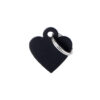 Myfamily Basic Hjerte ID tag aluminium Myfamily Basic Hjerte ID tag aluminium
