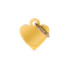 Myfamily Basic Hjerte ID tag aluminium Myfamily Basic Hjerte ID tag aluminium