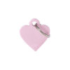 Myfamily Basic Hjerte ID tag aluminium Myfamily Basic Hjerte ID tag aluminium