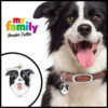 Myfamily Border collie IDtag Myfamily Border collie IDtag