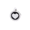 Myfamily Glam Strass ID-merke med hjerte Myfamily Glam Strass ID-merke med hjerte