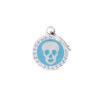 Myfamily Glam Strass ID-merke med hodeskalle Myfamily Glam Strass ID-merke med hodeskalle