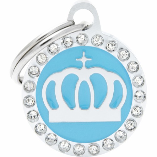 Myfamily Glam Strass ID-merke med krone