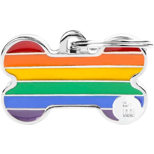 Myfamily Rainbow Bein ID tag Myfamily Rainbow Bein ID tag
