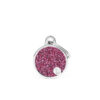 Myfamily Shine Circle Glitter ID tag Myfamily Shine Circle Glitter ID tag