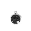 Myfamily Shine Circle Glitter ID tag Myfamily Shine Circle Glitter ID tag