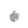 Myfamily Shine Circle Glitter ID tag Myfamily Shine Circle Glitter ID tag