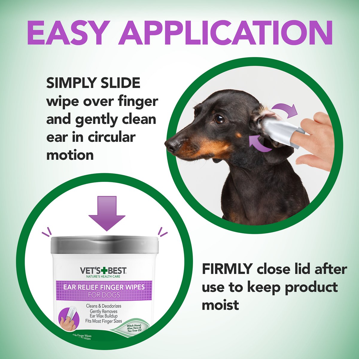 Vets Best Clean Fingerpads til ørerens