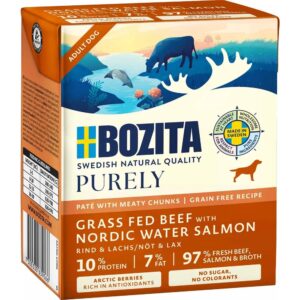 Bozita Purely Paté Salmon 6 x 370g