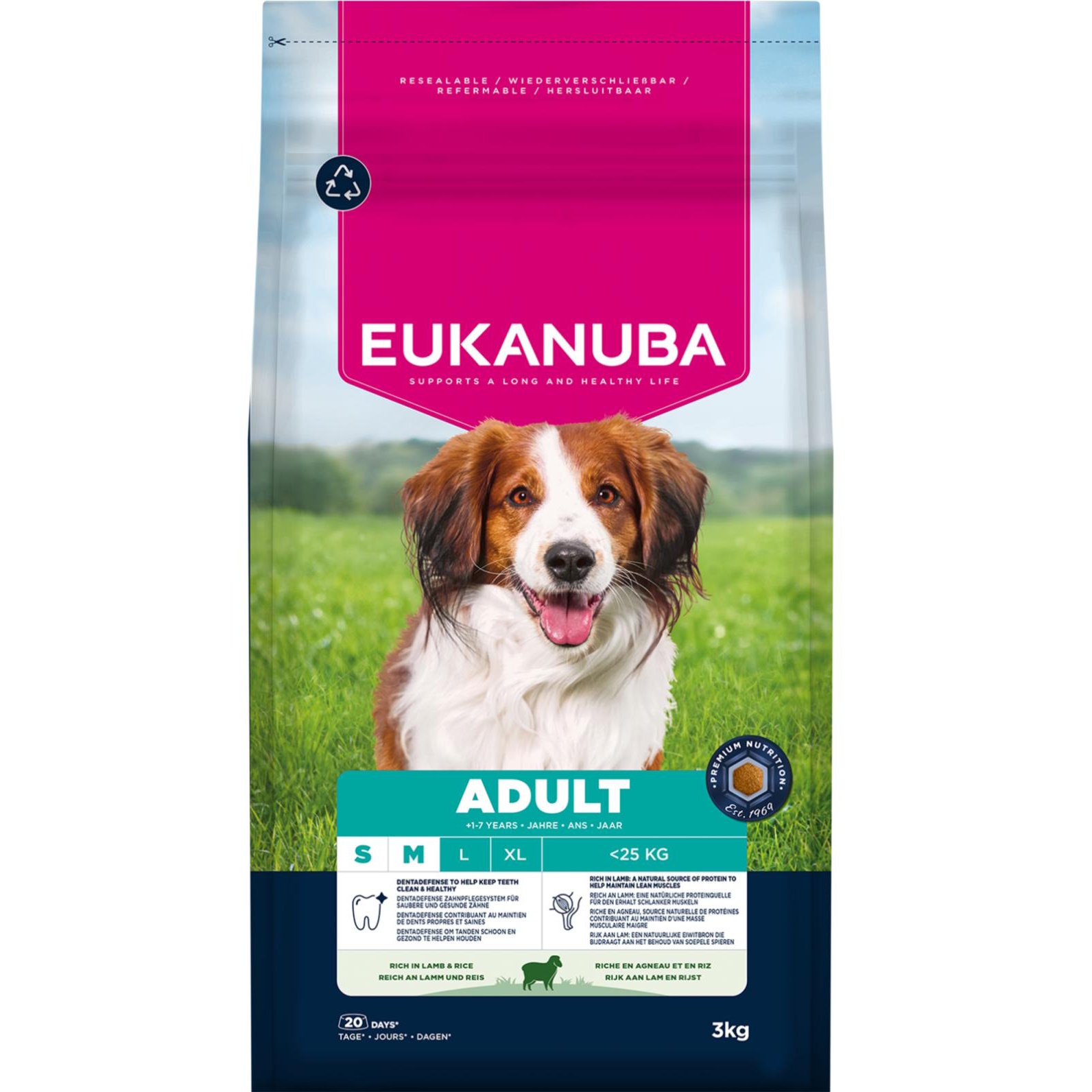 Eukanuba Adult Small & Medium Breed Lamb & Rice