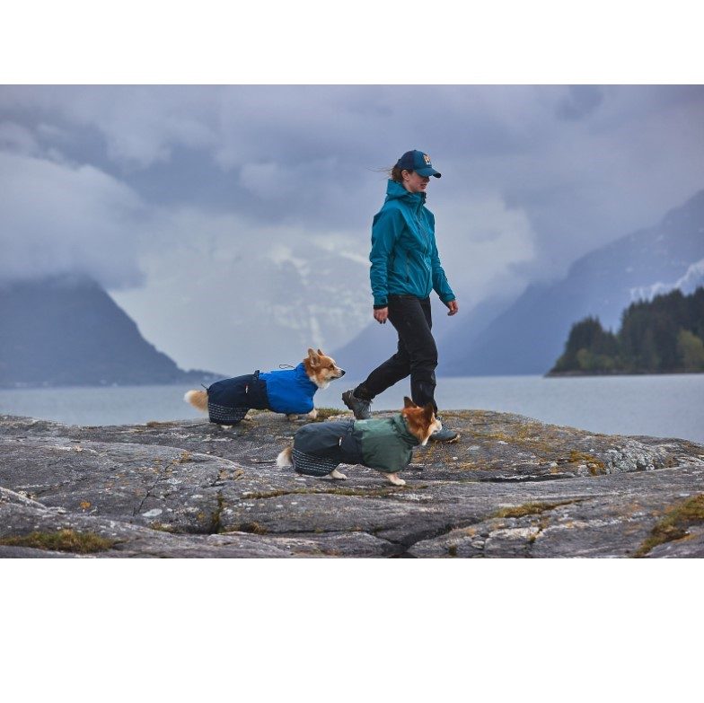 Non-Stop Dogwear Fjord Raincoat Regndekken Oransje-Sort