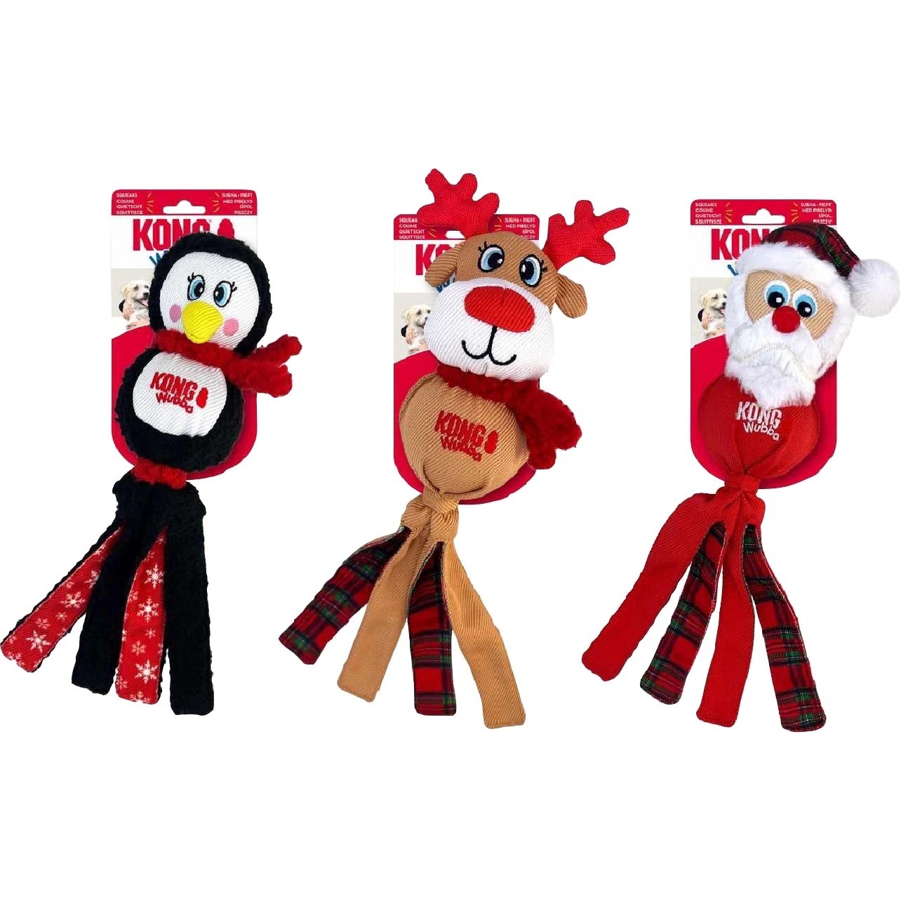 Kong Holiday Wubba Mix L