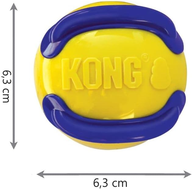 Kong Jaxx Brights belønnings ball med lyd