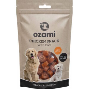 Ozami Hundegodbiter med Kylling og Torsk 100g