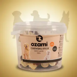 Ozami tyggesticks 6 cm – 300 g bøtte