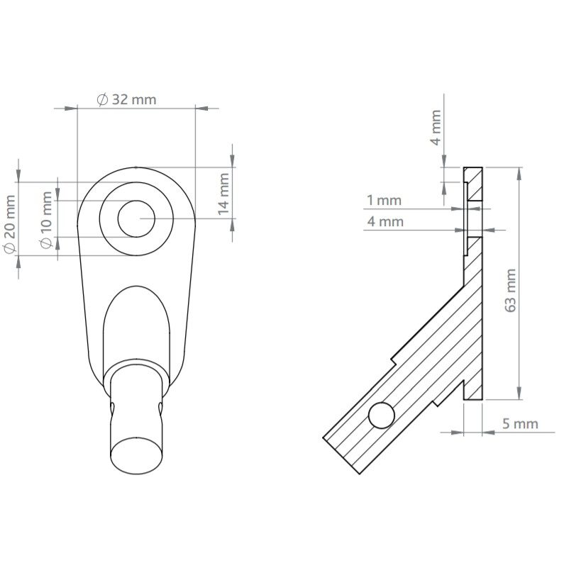 Trixie Trailer Hitch Sykkelfeste til Trixie Sykkelvogn for hund
