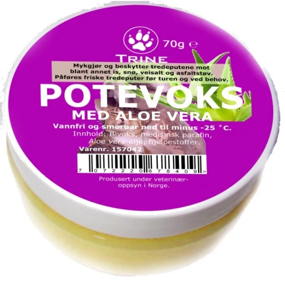 Trine Potevoks med Aloe Vera-uten vann