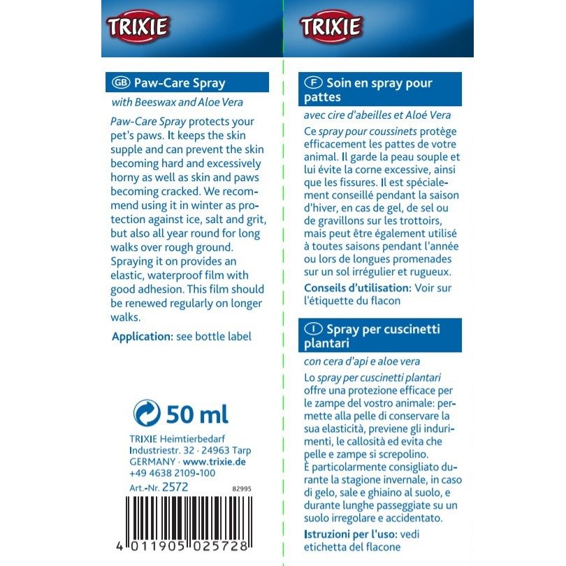 Trixie Paw Care Potespray 50 ml