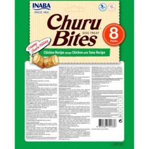 Inaba Churu softsnacks biter hund Kylling wrap med tunfisk