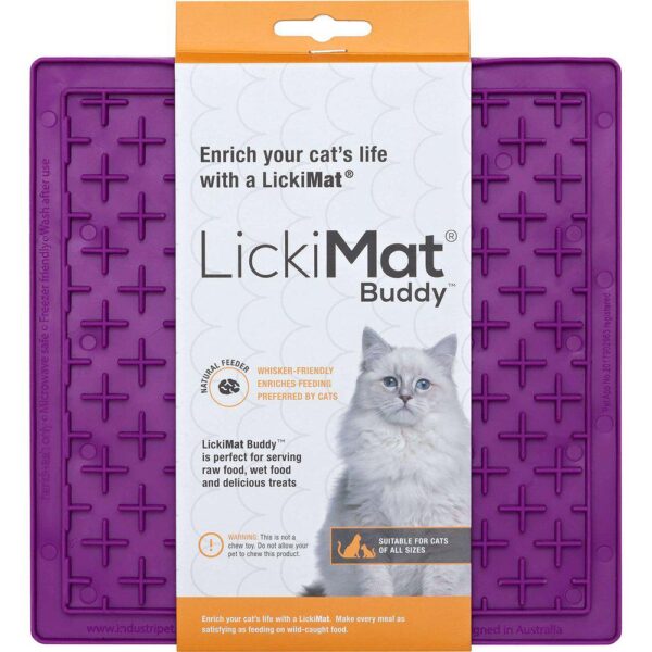 LICKIMAT CAT BUDDY LILA 20x20