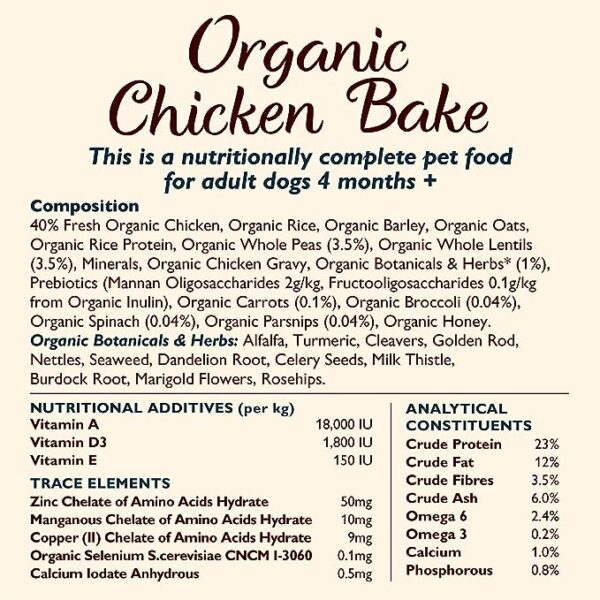 Lily's Kitchen Organic Chicken Bake