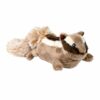 trixie chipmunk dog toy hundeleke plysj