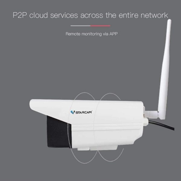 Vstarcam C18S IP-Kamera Fullfarge Utekamera Vanntett