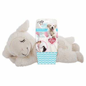 Afp Little Buddy hjerteslag Hundeleke, beroligende sau