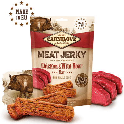 Carnilove Meat Jerky Bar Hundesnacks Kylling & Villsvin