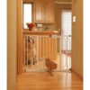 Carlson grind ekstra bred walk-thru m. kattedør, justerbar 76x74-112cm