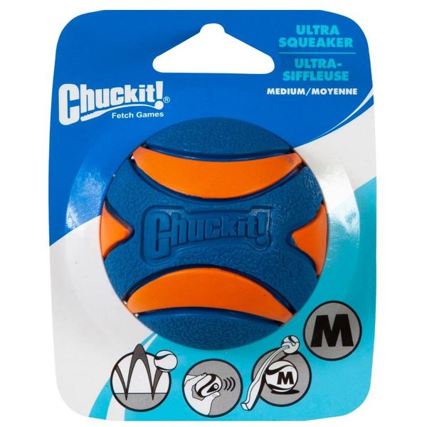 Chuckit! Ultra Squeaker Ball -Ball Med Lyd